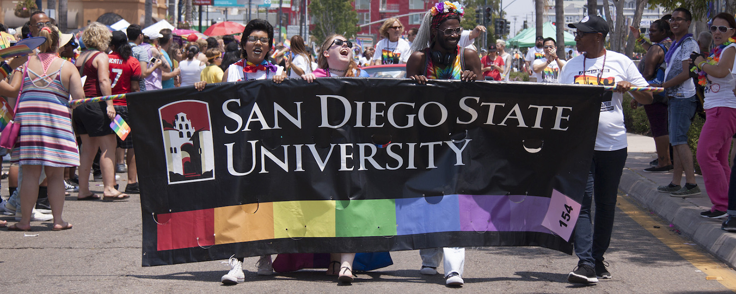 SDSU at San Diego Pride Parade